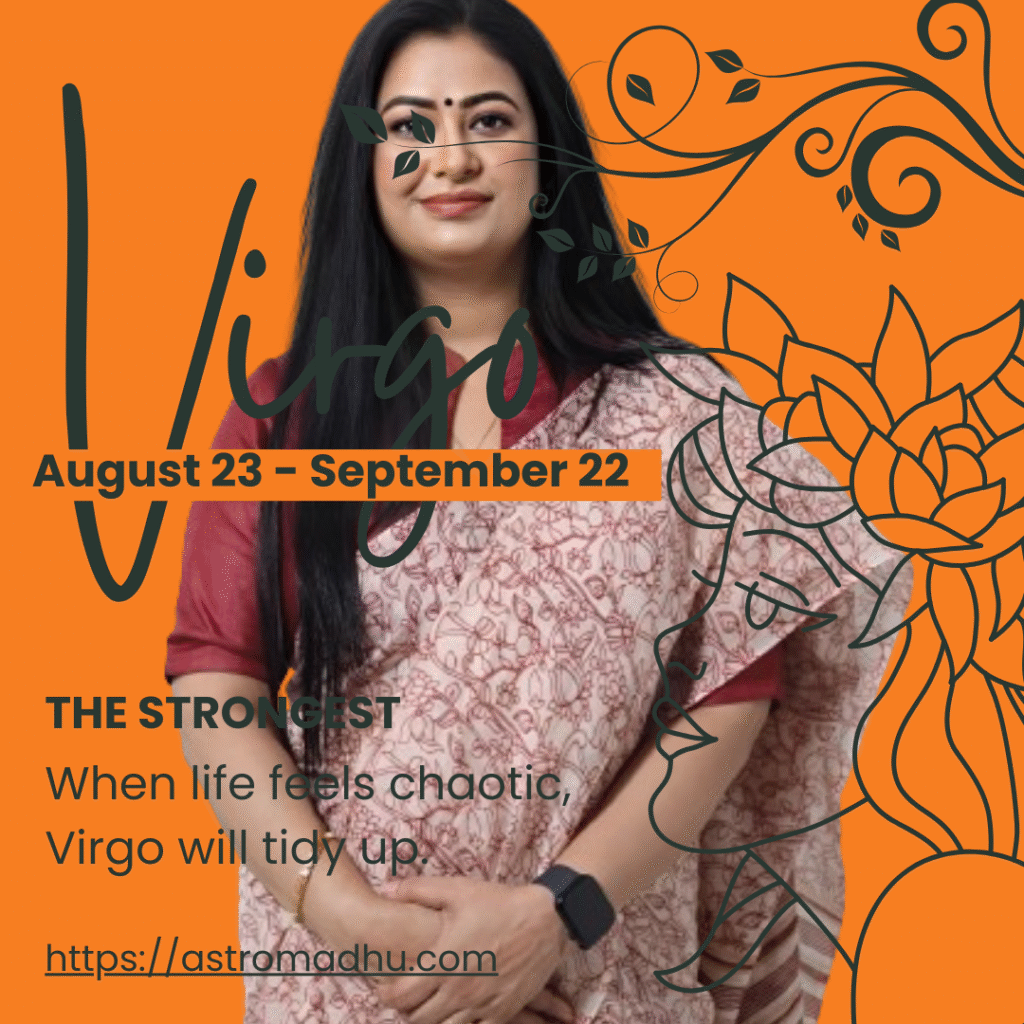 Virgo Zodiac Sign Horoscope – August 23 to September 22 | Virgo Traits, Personality & Weekly Predictions | Astromadhupriya Astrology”